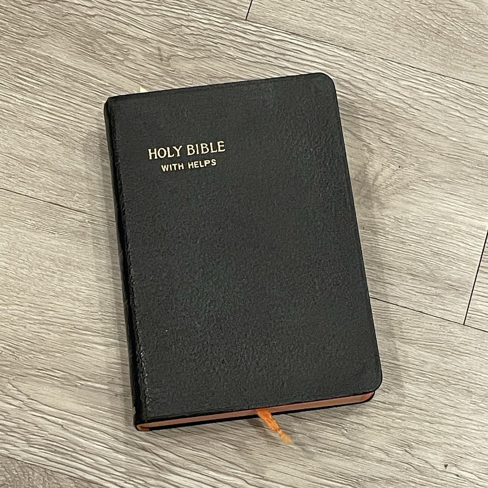 Vintage Holy Bible With Helps Revised Standard Version Thomas Nelson & Sons 1952